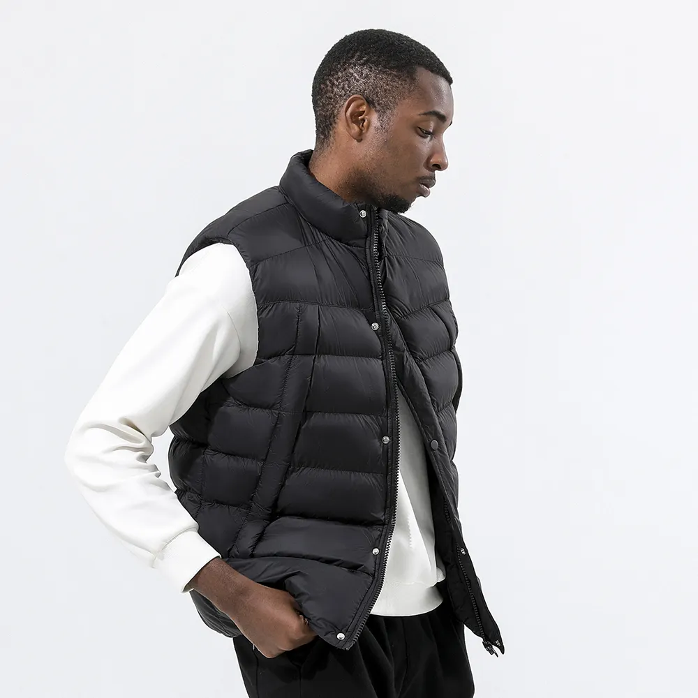 Stockings Popular Men's Winter Clothes Casual Sports Outdoor Windproof Jacket Warm Puffer Bubble Gilet Quilted Padding Vest