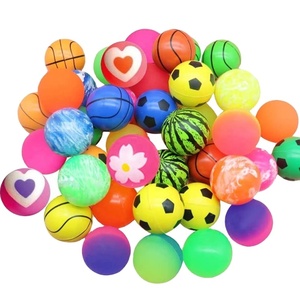 Pelotas saltarinas baratas de China con MOQ bajo, bolas de mármol de alto rebote de 27 mm (1 pulgada), superbolas saltarinas de alto rebote al por mayor para vending - Product Image 1