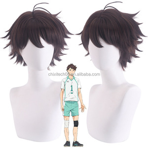 Peluca de cosplay de Hikaru Shoyo de Haikyuu y peluca de anime del doble de Tsukijima Hikaru - Product Image 5