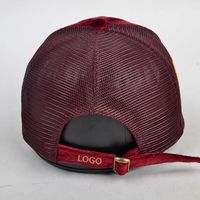 Casquettes Trucker en Velours à Dos en Maille avec Logo Personnalisé, 5 Panneaux, Broderie de Patch, Design Y2K Stylé, Casquettes de Baseball Sportives en Maille