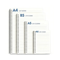 Bloc-notes personnalisé GemFully Supply Golden Supplier, cadeaux d'art chrétien, carnet de notes A4 à spirale pour étudiants