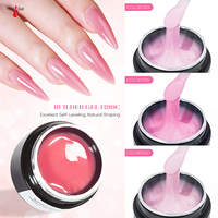 MissGel 63 Couleurs Gel d'Extension Acrylique Moyen Solide de Construction Dur pour Renforcer les Ongles