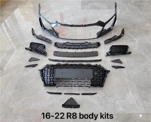 Prix d'usine Kit de pare-chocs avant et arrière <span class=keywords><strong>R8</strong></span> Diffuseur <span class=keywords><strong>R8</strong></span> Spoiler Jupes latérales Calandre avant Kit carrosserie pour <span class=keywords><strong>Audi</strong></span> <span class=keywords><strong>R8</strong></span> 2016-2022 - Product Image 2