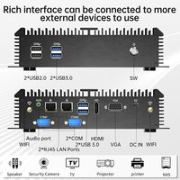 Mini PC industriel robuste sans ventilateur, Core I3-5005U 2.0GHz, Win-10 Pro, 16 Go de RAM, 512 Go de SSD, 2xNICs, 2xCOM RS232