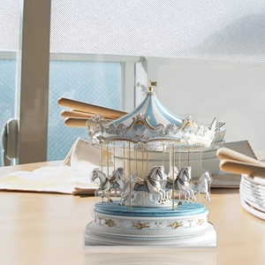 Thấp moq phong cách cổ điển 2D phẳng Acrylic trang trí nội thất bàn trang trí tùy chỉnh kỳ nghỉ Tabletop trang trí thích hợp cho phòng khách - Product Image 5