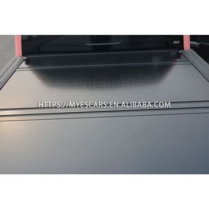 ที่คลุมเตียงบรรทุกแบบสั้น5.5นิ้วทำจากอลูมิเนียมอัลลอย,ผ้าหุ้มแบบพับสี่ทบเนื้อแข็งสำหรับแรม F-150ไฮลักซ์ทุนดราทาโคมาโคโลราโดแคนยอน - Product Image 5