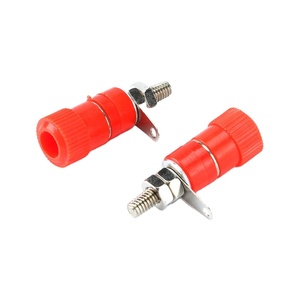 Xlw ขั้วต่อเชื่อม JS-910B 4มม. 10ชิ้นช่องเสียบกล้วยปลั๊ก4มม. ขั้วต่อเทอร์มินัลสำหรับเครื่องขยายเสียง - Product Image 4