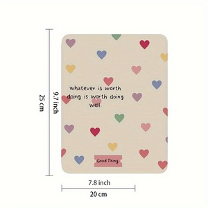 Cœur coloré 360 °   Étui rotatif en acrylique pour tablette, Housse de protection mignonne pour iPad Air 4/5, iPad 8/9/10e génération, iPad Pro 11 pouces 2024 - Product Image 5