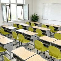 Chaise ergonomique moderne en polypropylène pour enfants d'âge préscolaire en Indonésie, avec assise de soutien, hauteur réglable, pour l'apprentissage actif et l'étude