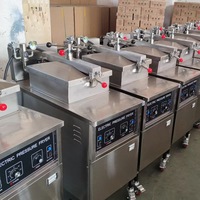 Nouvelle friteuse à pression électrique 25L 380V 50Hz 13.5KW avec panneau de commande manuel pour poulet