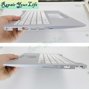 No Backlight White <strong>RU</strong> Russian <strong>Keyboard</strong> for ASUS X201 X202 X201E X202E 1KAHZZ70006 90NB00L1-R31RU0 With Silver C case - Product Image 6