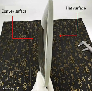 고화질 10mm-200mm 단면 평면 볼록 유리 돋보기 렌즈 광학적으로 무료 배송 사용 - Product Image 3