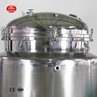 Réservoir de stockage mobile en acier inoxydable pour alcool/huile de Lucca/huile de soja et liquides parfumés avec mélangeur