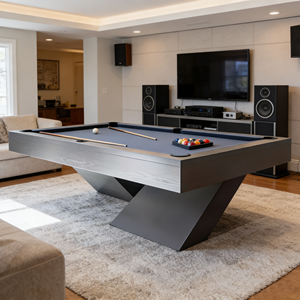 โต๊ะบิลเลียด Champion Pro ระดับมืออาชีพ แบบรัสเซีย พร้อมแผ่นรองและโครงไม้เนื้อแข็ง โต๊ะพูล <span class=keywords><strong>8</strong></span> ลูก - Product Image 5