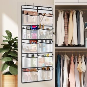 Organizador Colgante para Armario con 10 Compartimentos Visibles, Bolsa de Almacenamiento de Gran Capacidad para Detrás de la Puerta, Bolsa de Almacenamiento Multifuncional - Product Image 3