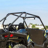 Rétroviseur intérieur grand angle FLYQUICK pour buggies de plage, VTT/UTV, véhicules tout-terrain, en PP et fer, fabriqué en Chine