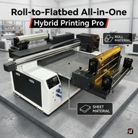 Imprimante UV tout-en-un 9060 Roll-to-Flatbed : Machine d'impression hybride polyvalente pour films souples et surfaces dures