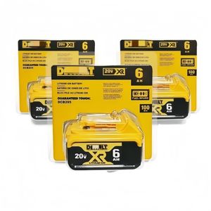 DeWalt 전동 공구용 6.0Ah 20V 리튬 이온 배터리, 내구성 및 고속 충전 호환 배터리 - Product Image 1