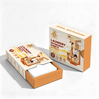 Bandes de lessive liquide biodégradables pour bébé, écologiques, à base d'enzymes, en feuilles de papier