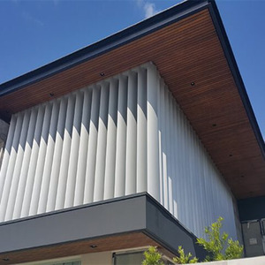 Lamelles décoratives en aluminium pour la conception des murs extérieurs d'hôtels - Product Image 2