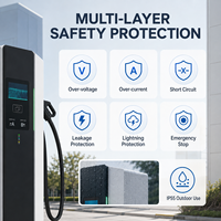 Chargeur rapide DC à double connecteur 400kW 480kW CCS2 GB/T OCPP, station de recharge intelligente pour flotte commerciale et projets de hubs routiers