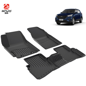 Tapis thermoformés découpés au laser ensembles complets tapis de voiture 3D Tpe tapis de sol de voiture pour Hyundai Creta automatique 2020 tapis de pied - Product Image 2