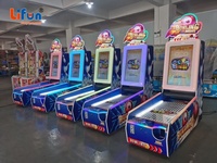 Mini-machine de jeu d'arcade de bowling à monnayeur, simulation sportive d'intérieur, construction en métal et plastique, 1 an de support en anglais