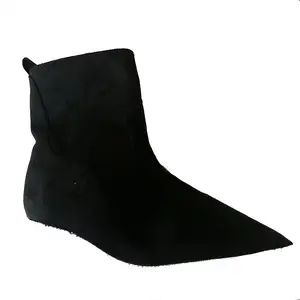 Suede leather women high heel boot upper 2023