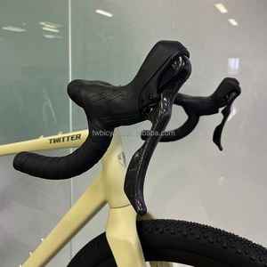 Bicicleta de Gravel <span class=keywords><strong>TWITTER</strong></span> G2max12 Speed 700C con Neumáticos Todoterreno, Bicicleta de Carretera con Horquilla de Fibra de Carbono de Alto Módulo, Neumáticos 50C para Ciclismo en Caminos de Tierra - Product Image 3