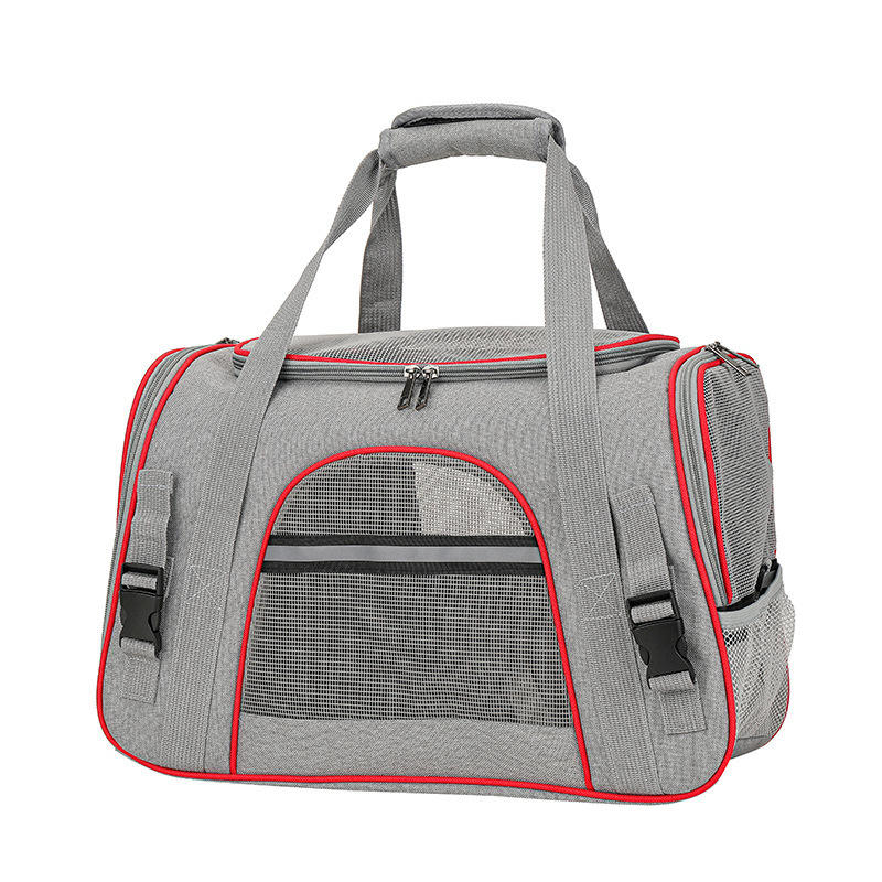 สีเทา + ขอบสีแดง