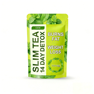 Té Orgánico OEM de 14 Días para Quemar Grasa y Perder Peso, con Morera, Loto, Moringa, Cassia y Té Verde - Favorece la Digestión y la Energía, Caja con 14 Bolsitas de Té - Product Image 1