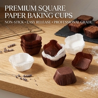 Moules à cupcakes en papier jetables pour l'emballage alimentaire de boulangerie
