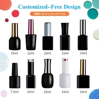 Fournisseurs professionnels d'ongles OEM vente en gros Gel de base en caoutchouc mat Gel transparent sans essuyage Gel de couche de finition brillant brillant longue durée