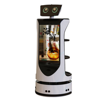 Robot de livraison IA programmable, robot serveur pour restaurant, robots de livraison commerciaux à vendre