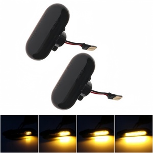 2X Luci LED Dinamiche per Indicatori di Direzione Laterali per Renault Clio Trafic Kangoo Twigo <span class=keywords><strong>Dacia</strong></span> Logan Duster Nissan Interstar Primastar - Product Image 2