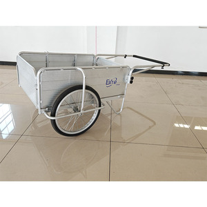 Chariot de jardin en aluminium - Chariot pliable robuste pour les travaux de jardinage, les jardins potagers et le bricolage à domicile - Product Image 2