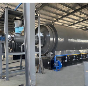 15T Máquina de pirólisis de neumáticos de desecho ecológica completamente automática 45% Rendimiento de aceite Sistema de procesamiento de caucho sin contaminación - Product Image 3