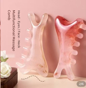 Tabla de Masaje Facial 4 en 1, Gua Sha, Herramienta de Masaje para Lifting Facial, Cuello, Hombros y Espalda - Product Image 1