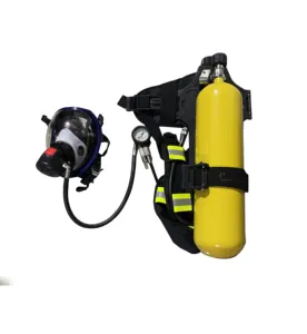 Hot Sale Fireman Respiração SCBA com preços mais baratos 6L Steel Cylinder Air Breathging Apparatus