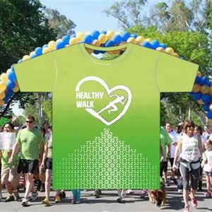 Camiseta Deportiva de Poliéster para Sublimación, de Secado Rápido, para Maratón, Carrera y Caminatas Benéficas 5K, Venta al Por Mayor - Product Image 1