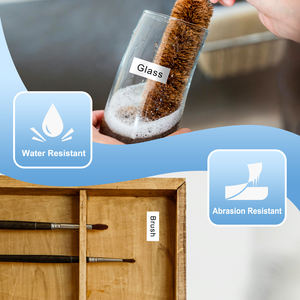 Ruban d'étiquetage compatible PUTY Tze-221 Tze 221 pour imprimante <span class=keywords><strong>P</strong></span>-<span class=keywords><strong>touch</strong></span> 9 mm Noir sur blanc Ruban de cartouche compatible Étiquette 9 mm - Product Image 3