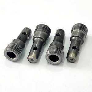 Écrou en T creux à un trou, tige de connexion à filetage externe en acier au carbone 45H Grade A, zingué, sur mesure - Product Image 2