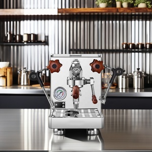 Machine à café expresso automatique professionnelle en acier inoxydable à température réglable, compatible capsules et café turc - Product Image 2