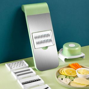 Hachoir à légumes multifonctionnel 7-en-1 pour cuisine, trancheuse manuelle de légumes - Product Image 1