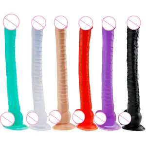 Real Big Size 40cm/15.14 Inch Dildos Penis Consoladores Adult Sex Toys Woman Super Long Dildo For Women Lesbian Para Mujer