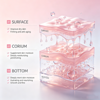 Crème PDRN ADN de Saumon Anti-Âge Réparatrice Hydratante Visage au Collagène Peptide Éclaircissante Raffermissante pour Femme Marque Privée