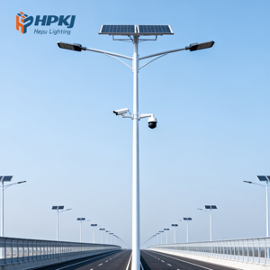 Farola Solar Hepu IP66 con Inducción de Luz Diurna de 5000K y 5 Años de Garantía para Iluminación Vial - Product Image 3