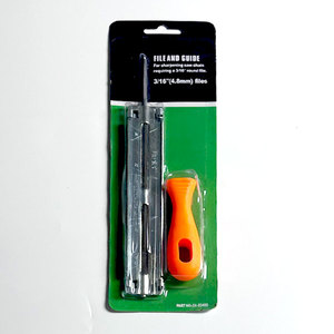 Kit d'affûtage <span class=keywords><strong>de</strong></span> chaîne <span class=keywords><strong>de</strong></span> tronçonneuse haute performance, lime ronde <span class=keywords><strong>de</strong></span> 4,8 mm (3/16 po) avec guide et poignée pour pièces <span class=keywords><strong>de</strong></span> réparation <span class=keywords><strong>de</strong></span> tronçonneuse - Product Image 1