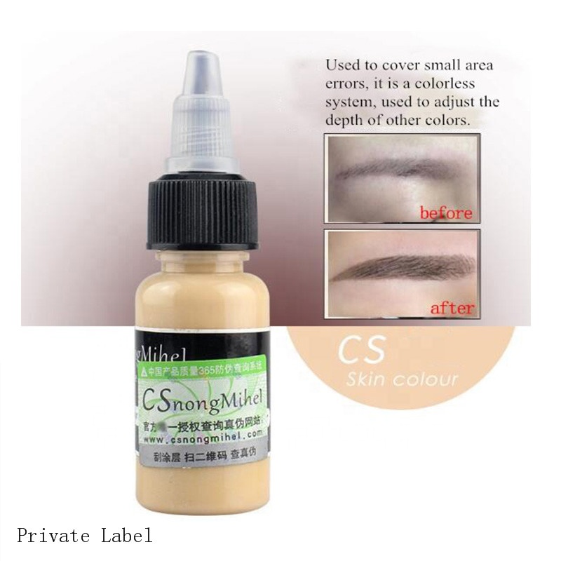 Различные цвета губ, натуральные чернила для татуажа бровей для перманентного макияжа