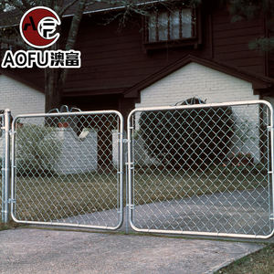 防腐简易安装可定制绿色聚氯乙烯链节网操场围栏链节围栏 - Product Image 6